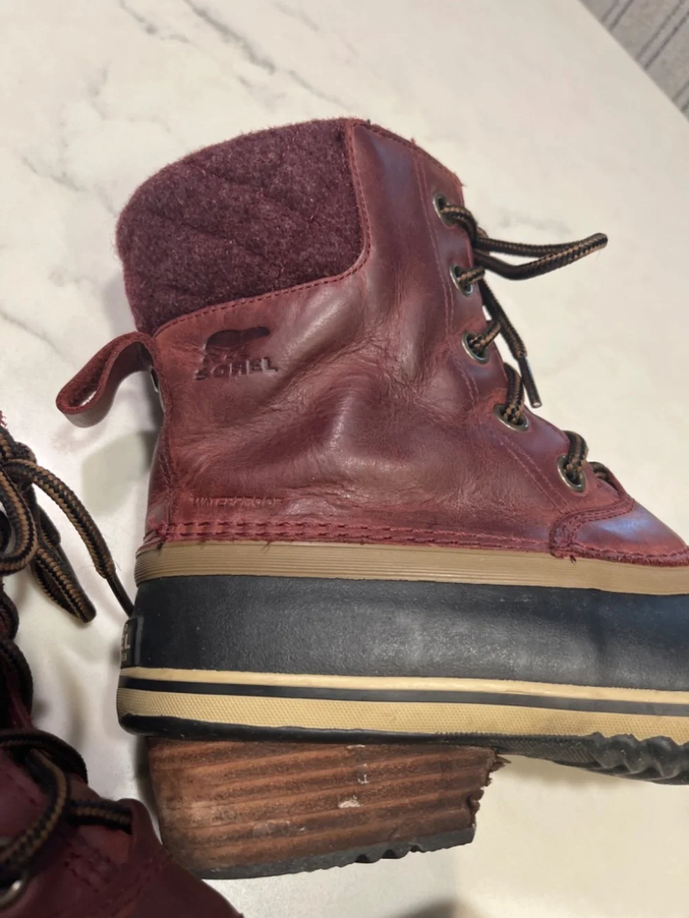 Waterproof Sorel boots